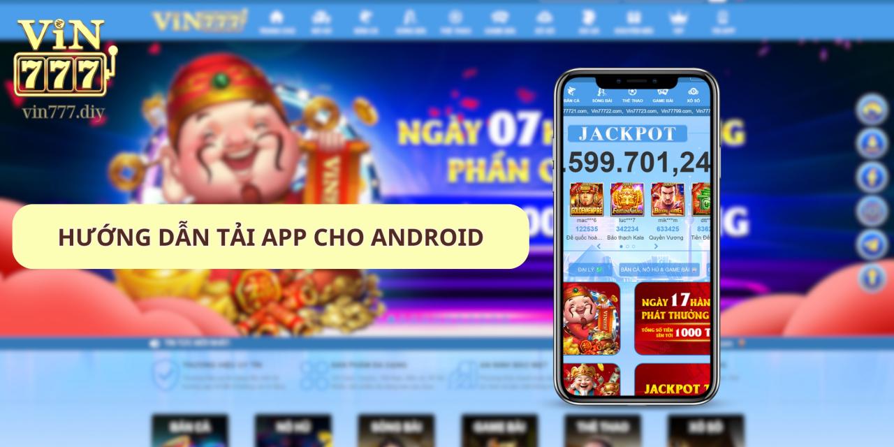 Hướng dẫn tải app cho Android